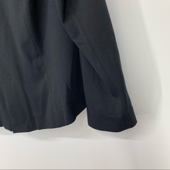 Adrianna Papell Black Sequin Lapel Lightweight Ponte Blazer New Nwt Size Medium - Picture 9 of 16